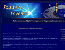 Tablet Screenshot of izadora-voyance.com